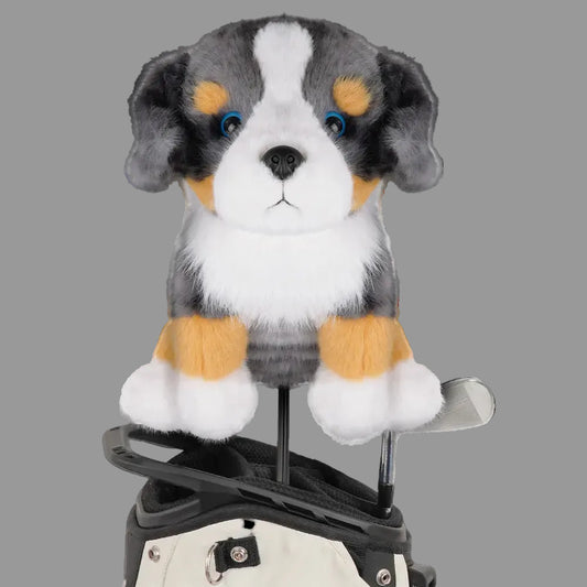Australian Shepherd Plush Driver Cover