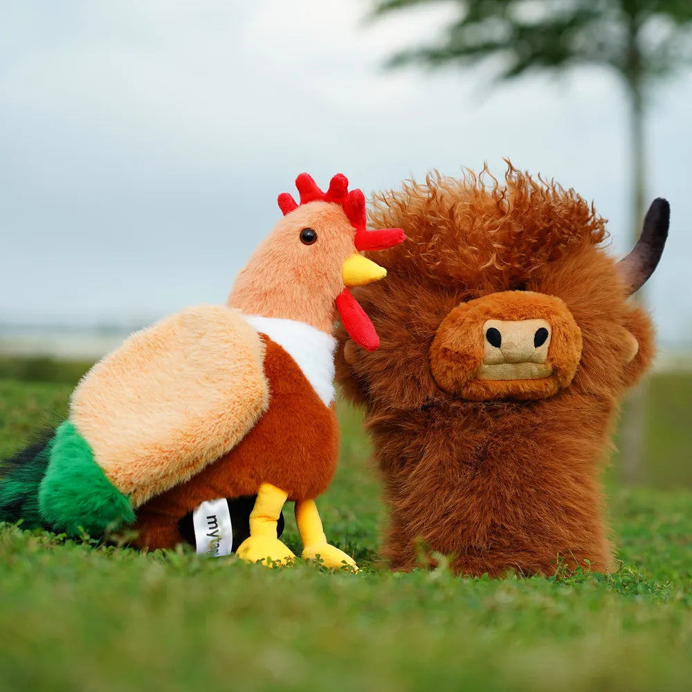 Mytag rooster plush golf club cover for driver