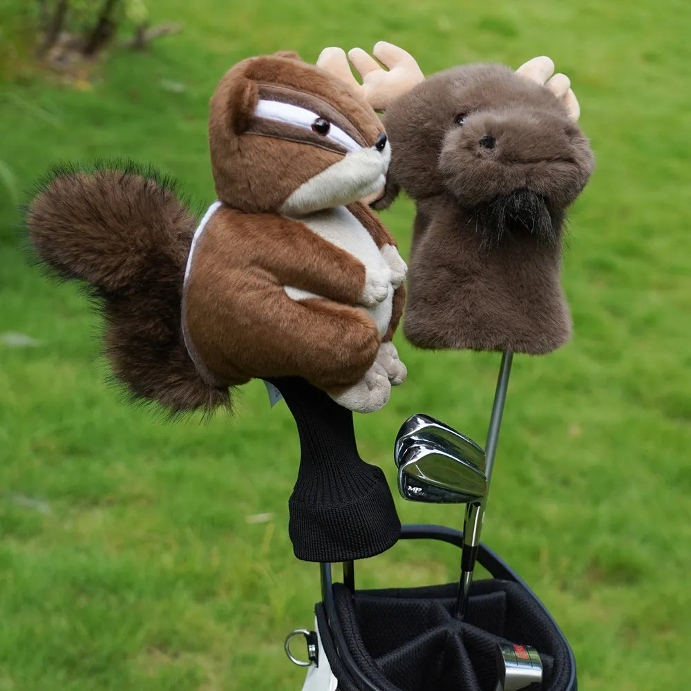 Mytag squirrel golf club head cover for driver
