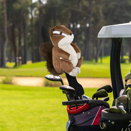 Chipmunk Plush Driver Cover with Long Sock