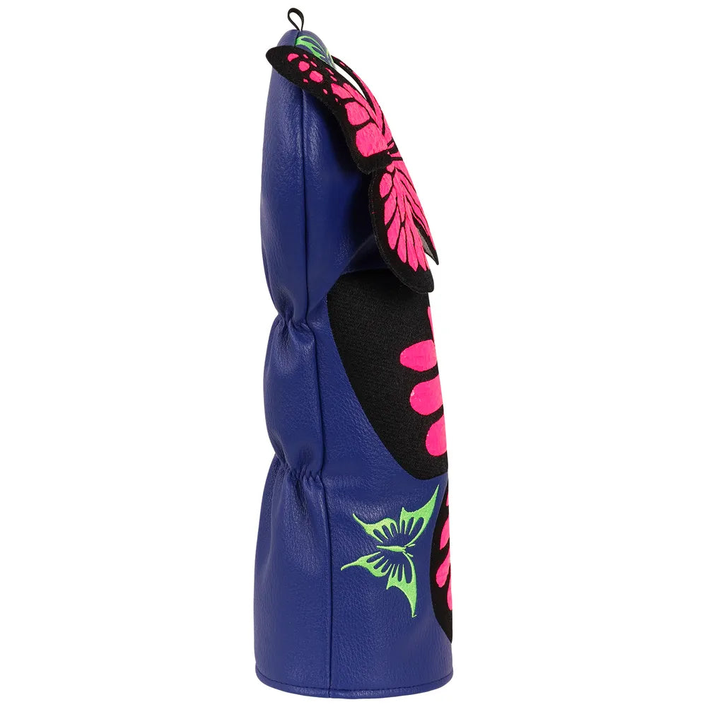 Butterfly PU Leather Golf Fairway Wood Headcover