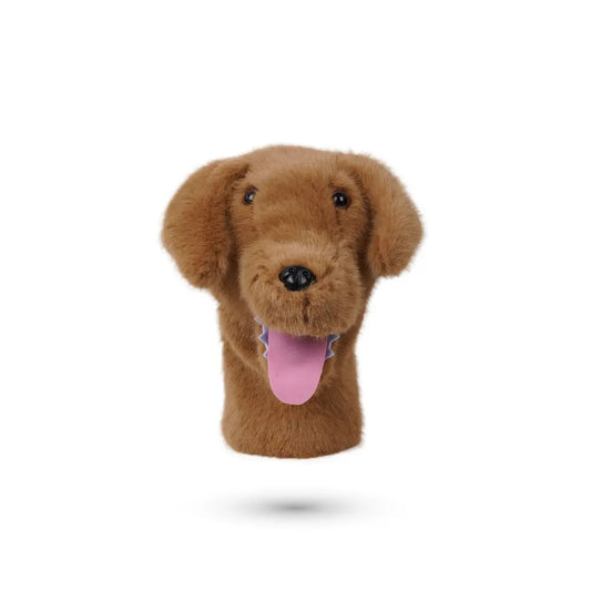 Golden Retriever Plush Driver Cover