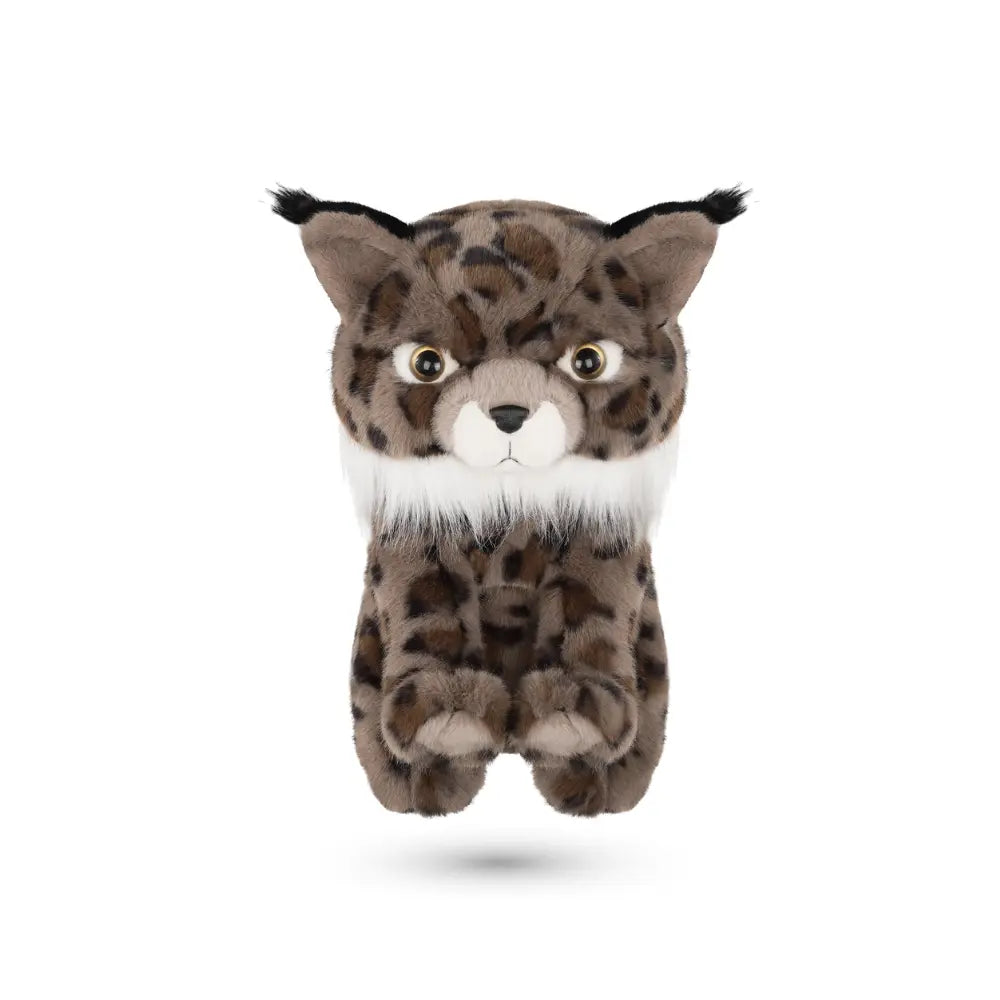 Sitting Lynx Plush Driver Cover
