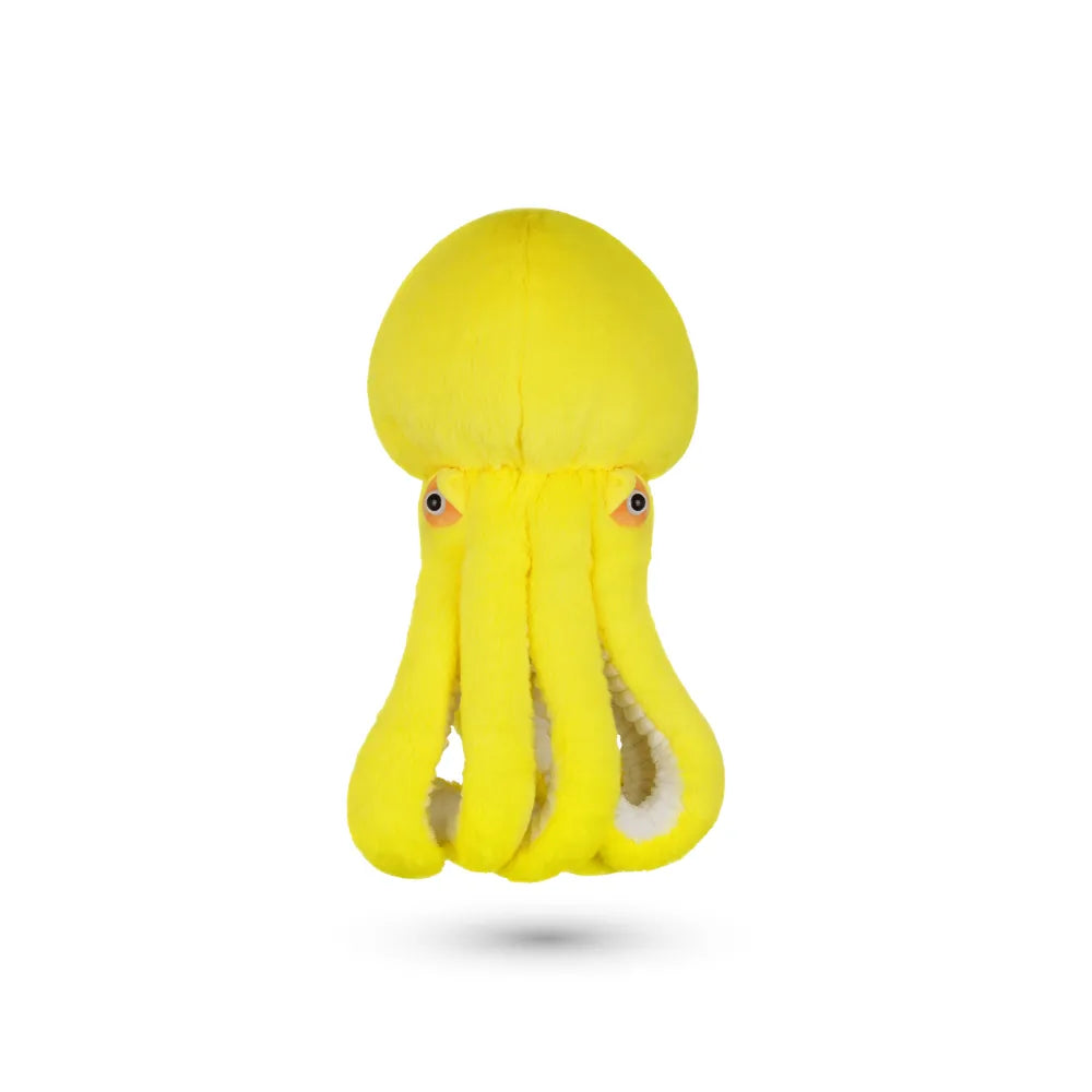 Yellow Octopus Plush Driver Cover