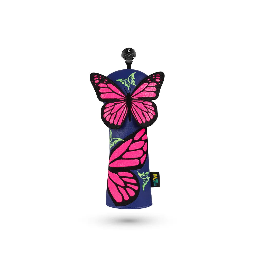 Butterfly PU Leather Golf Fairway Wood Headcover