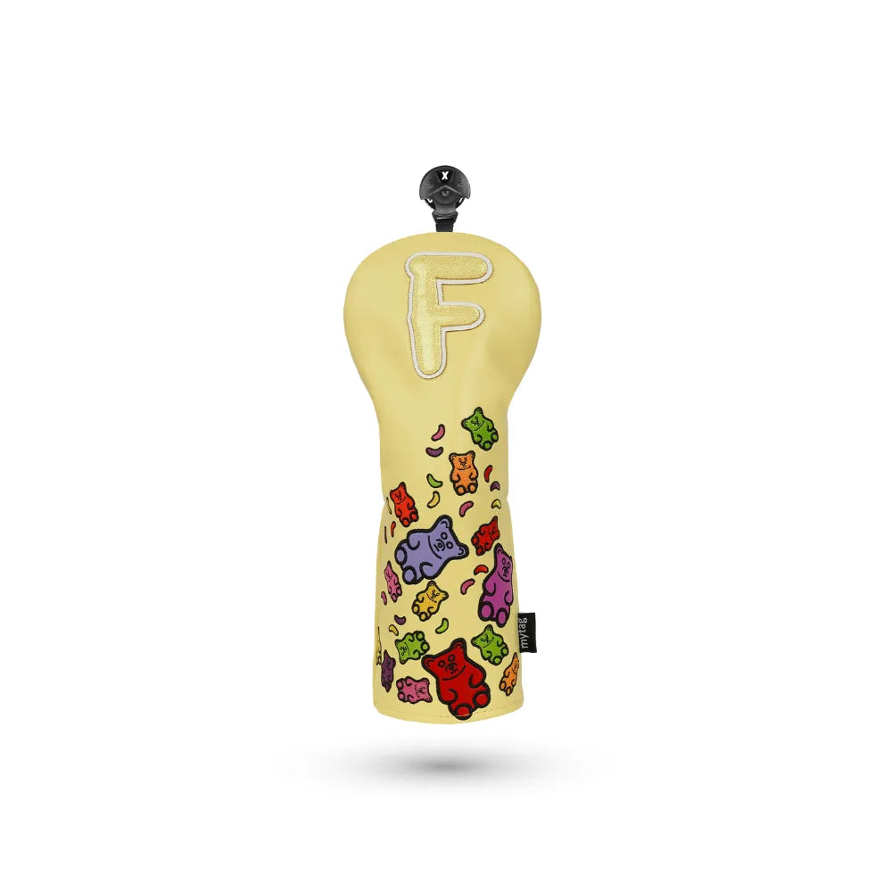 Candy Embroidered PU Fairway Wood Cover