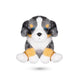 Australian Shepherd Plush Driver Cover