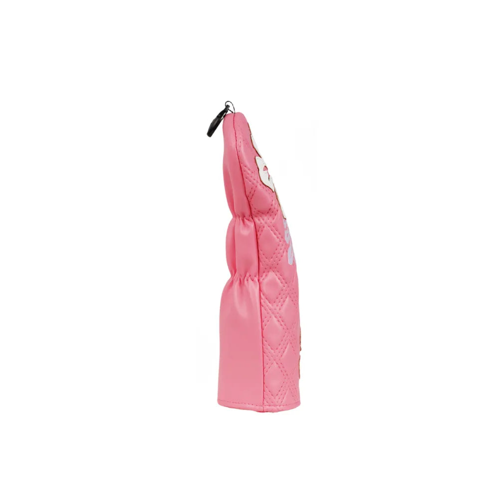 Pink Hibiscus Quilted 3 Wood Cover
