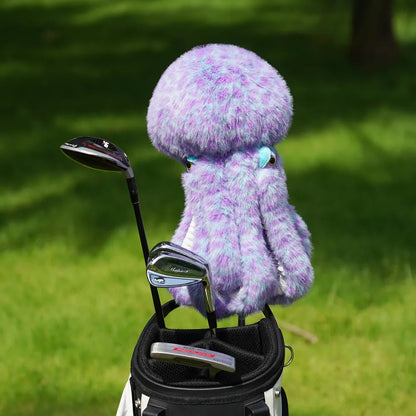 Mytag Blue-Purple Octopus Plush Driver Cover