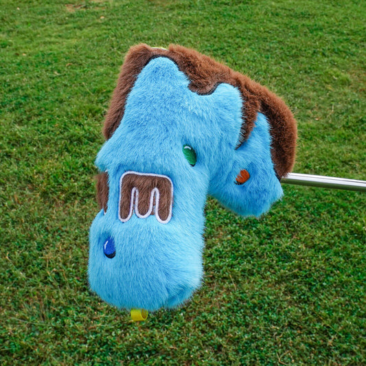 Blue MM Chocolate Chips Blade Putter Cover