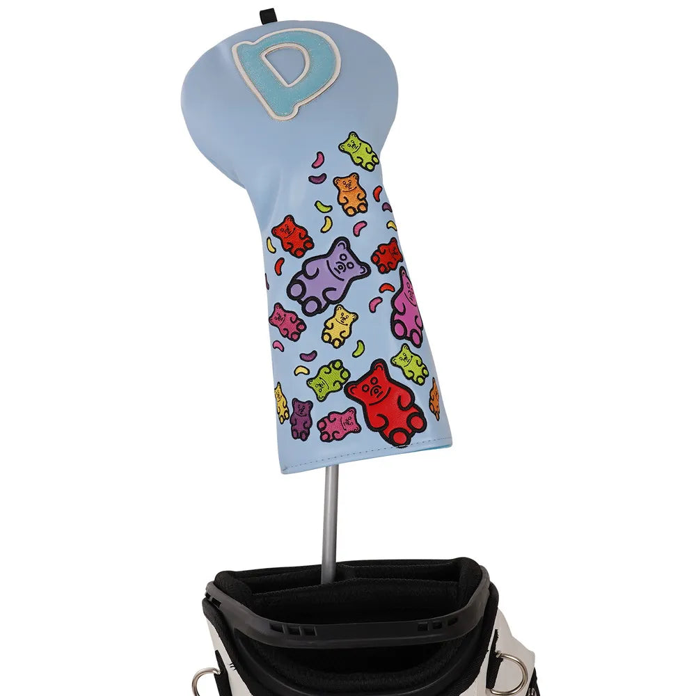 Candy Embroidered PU Driver Cover