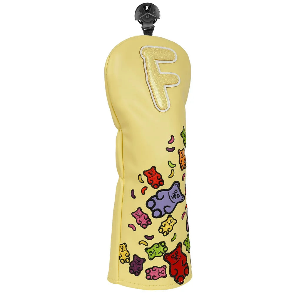 Candy Embroidered PU Fairway Wood Cover