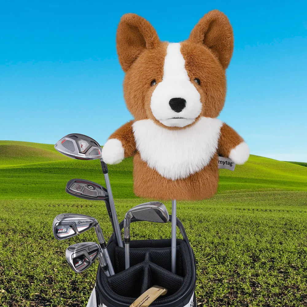 Mytag Corgi PlushDriver Headcover Dog