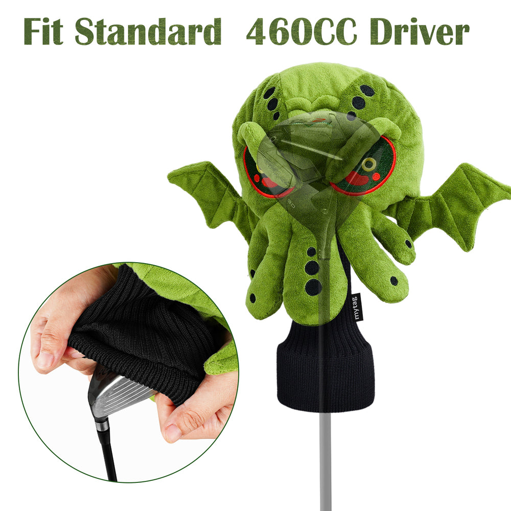 Mytag Cthulhu Cartoon Plush Driver Cover Golf