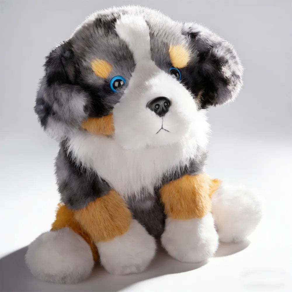 Australian Shepherd Plush Driver Cover