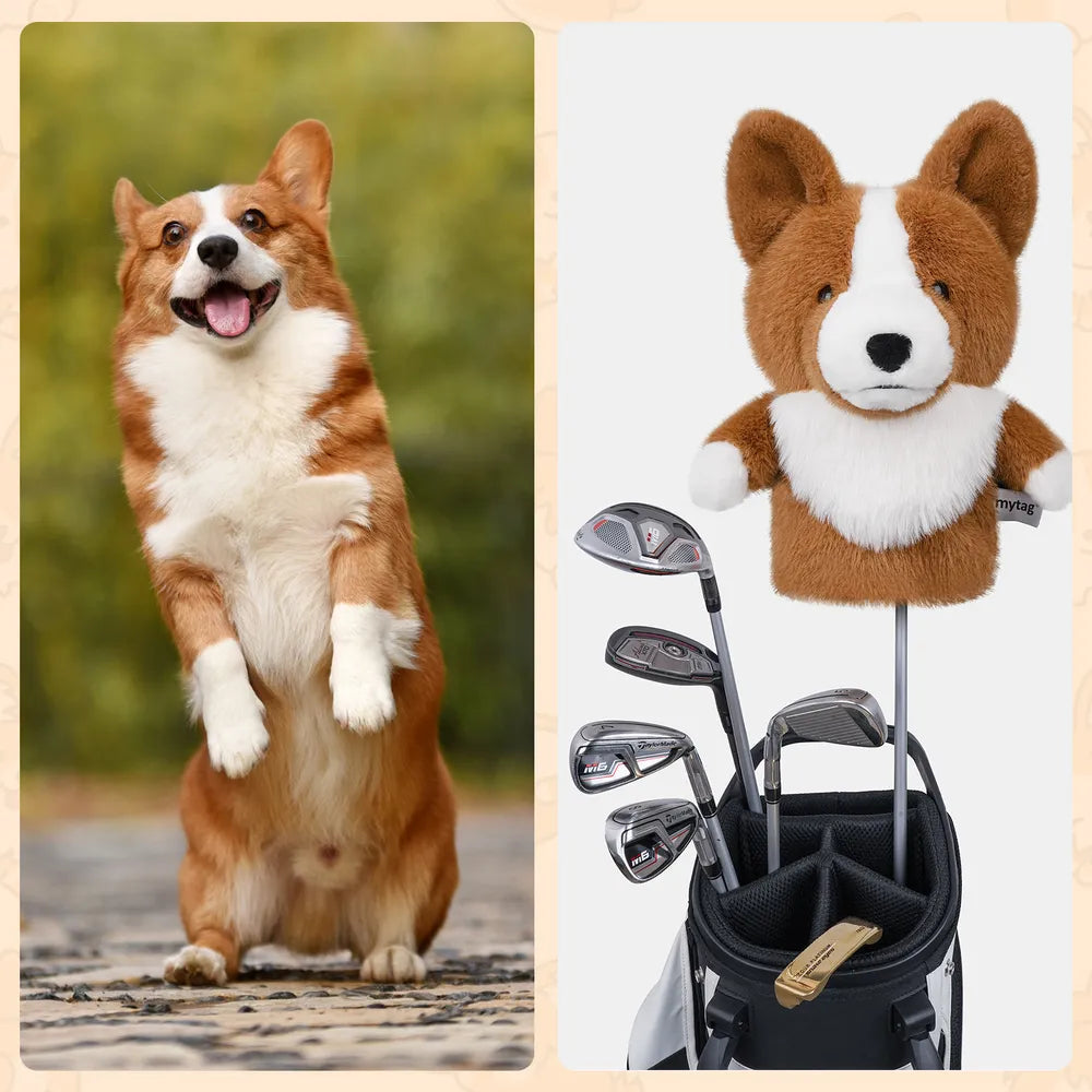 Mytag Dog Head Golf Club Covers for Driver