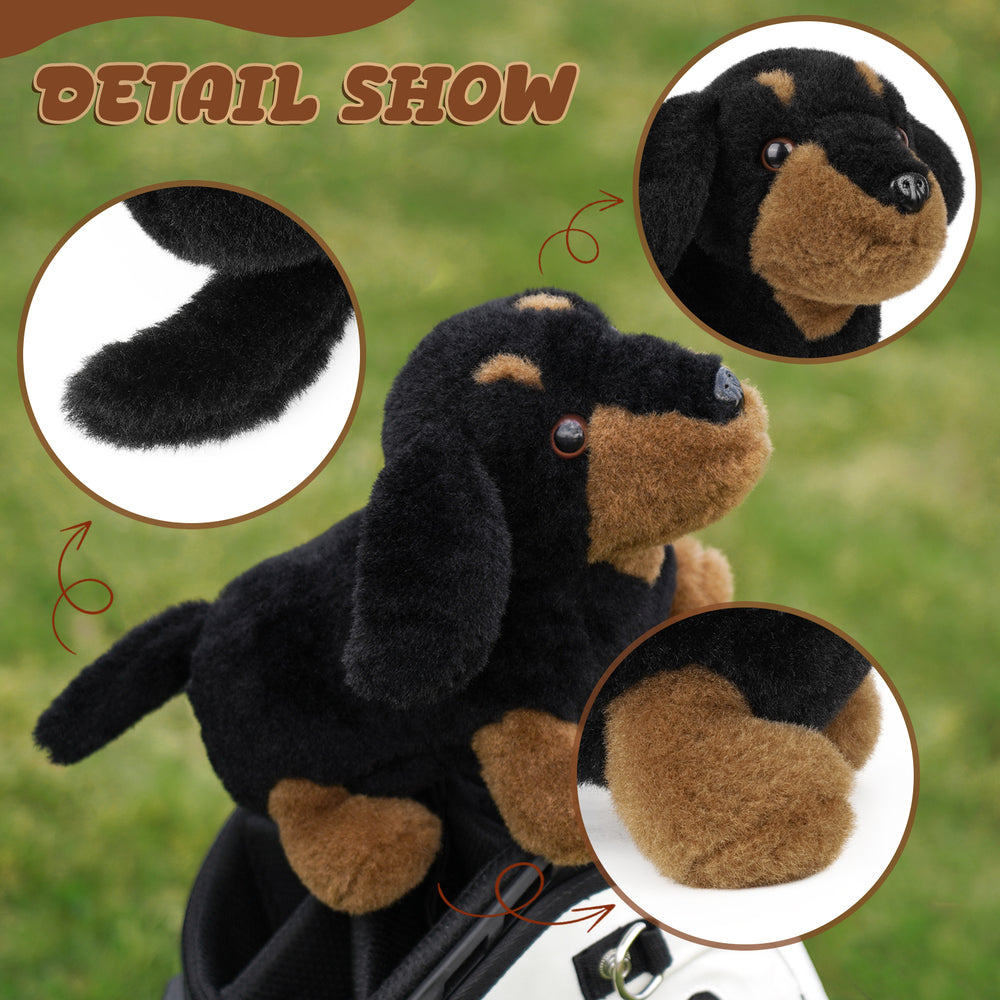Mytag Dog Plush Head Cover For BladeMallet Putter Hybrid