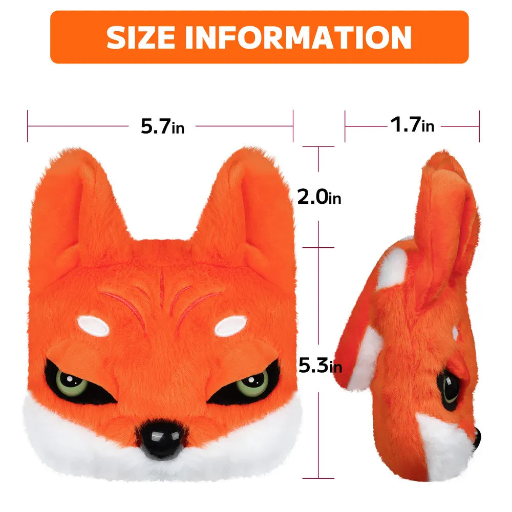 Mytag Fox Square Mallet Putter Headcovers size