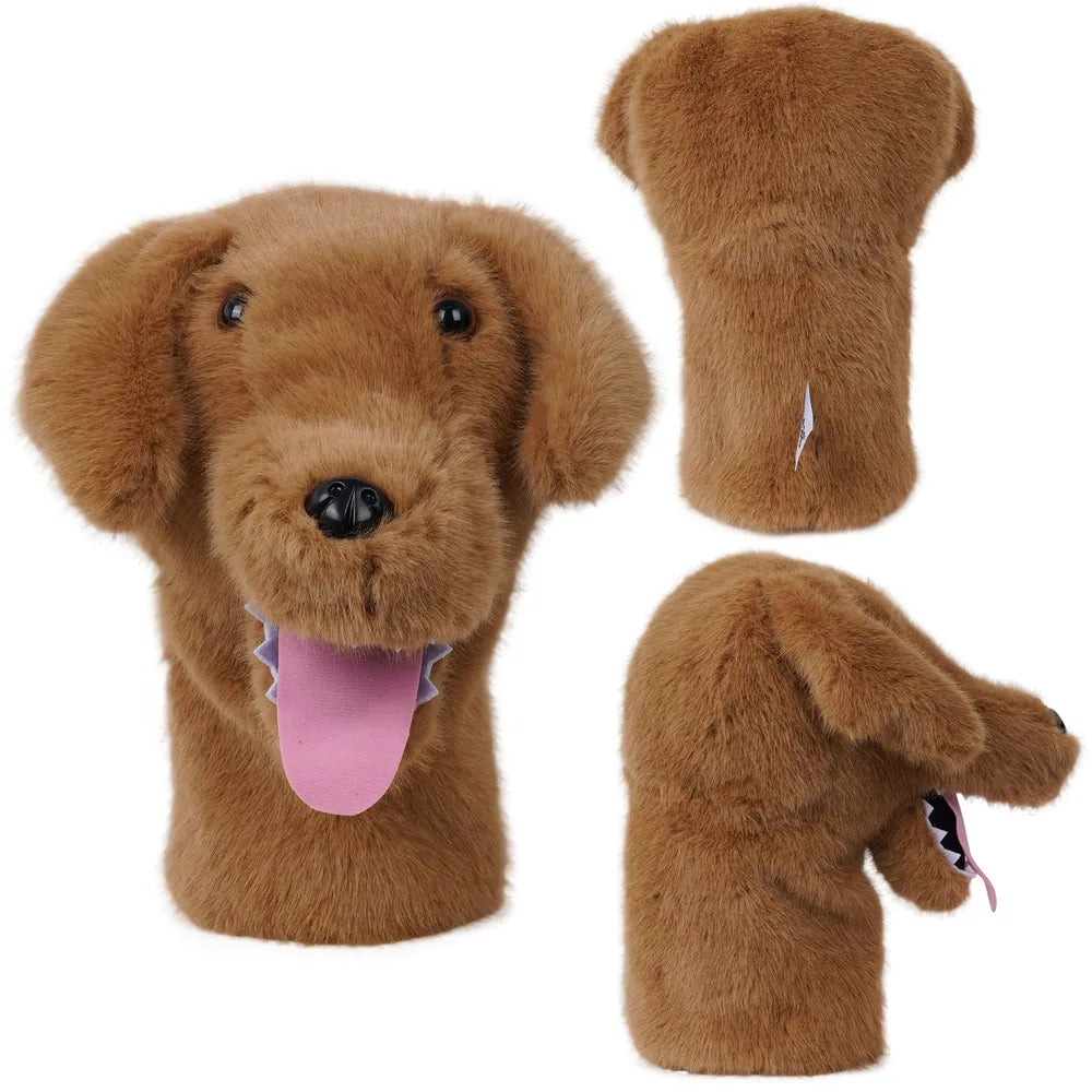 Mytag Golden Retriever Plush Driver Cover
