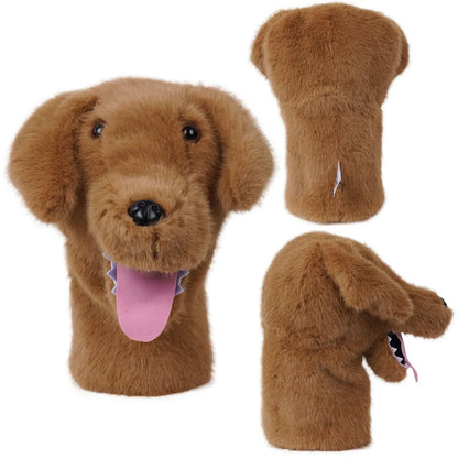 Mytag Golden Retriever Plush Driver Cover