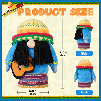 Mytag Mexico Uncle Cartoon Plush Driver Cover