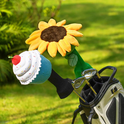Mytag Sunflower Plush Head cover for driver golf