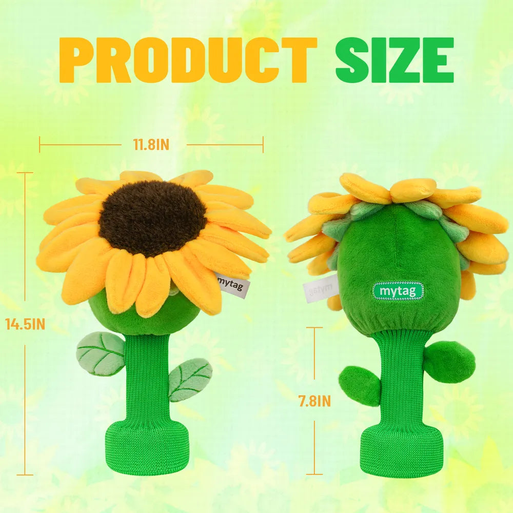 Mytag Sunflower Plush Headcover for driver size