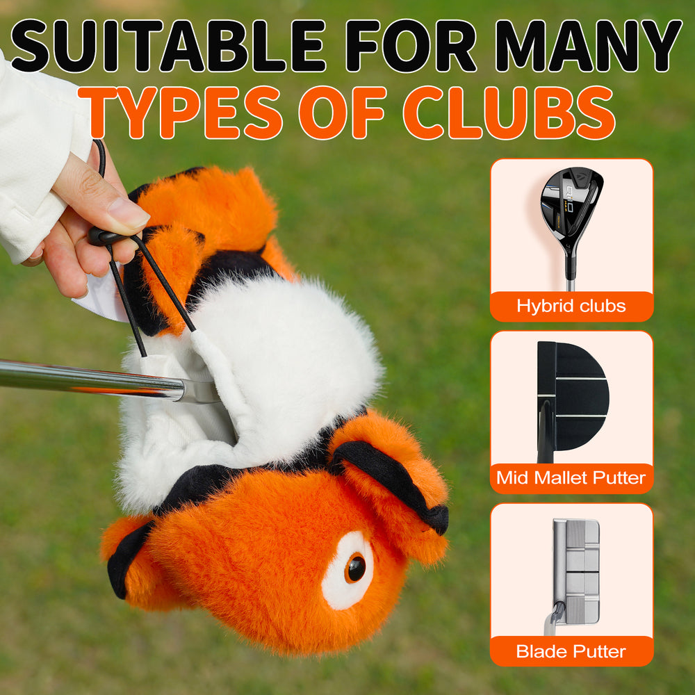 Mytag fish headcover for blade putter