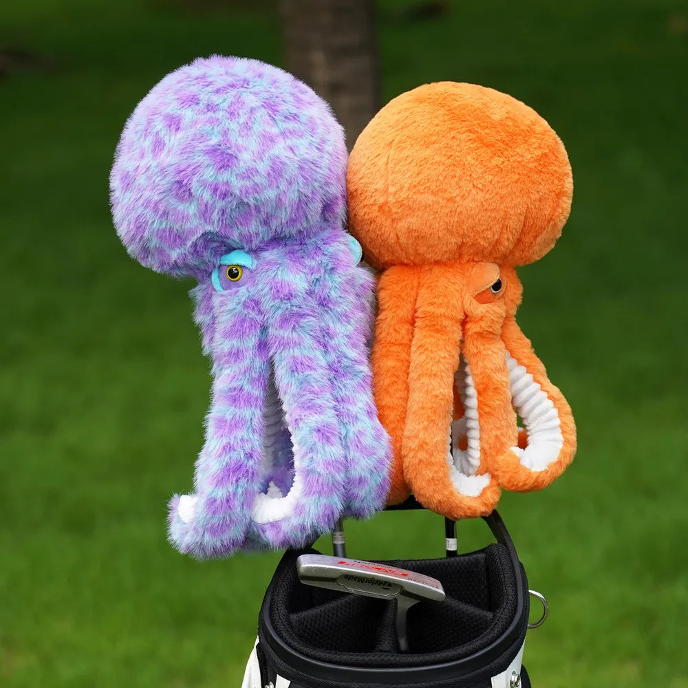 Mytag purple octopus head covers