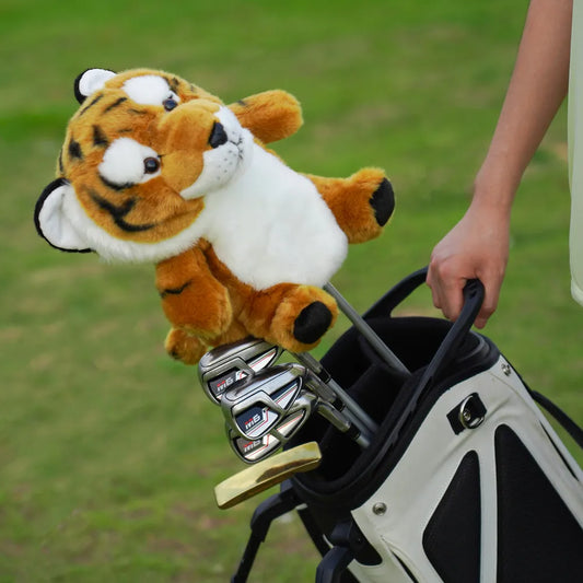 Tiger Plush Driver Cover