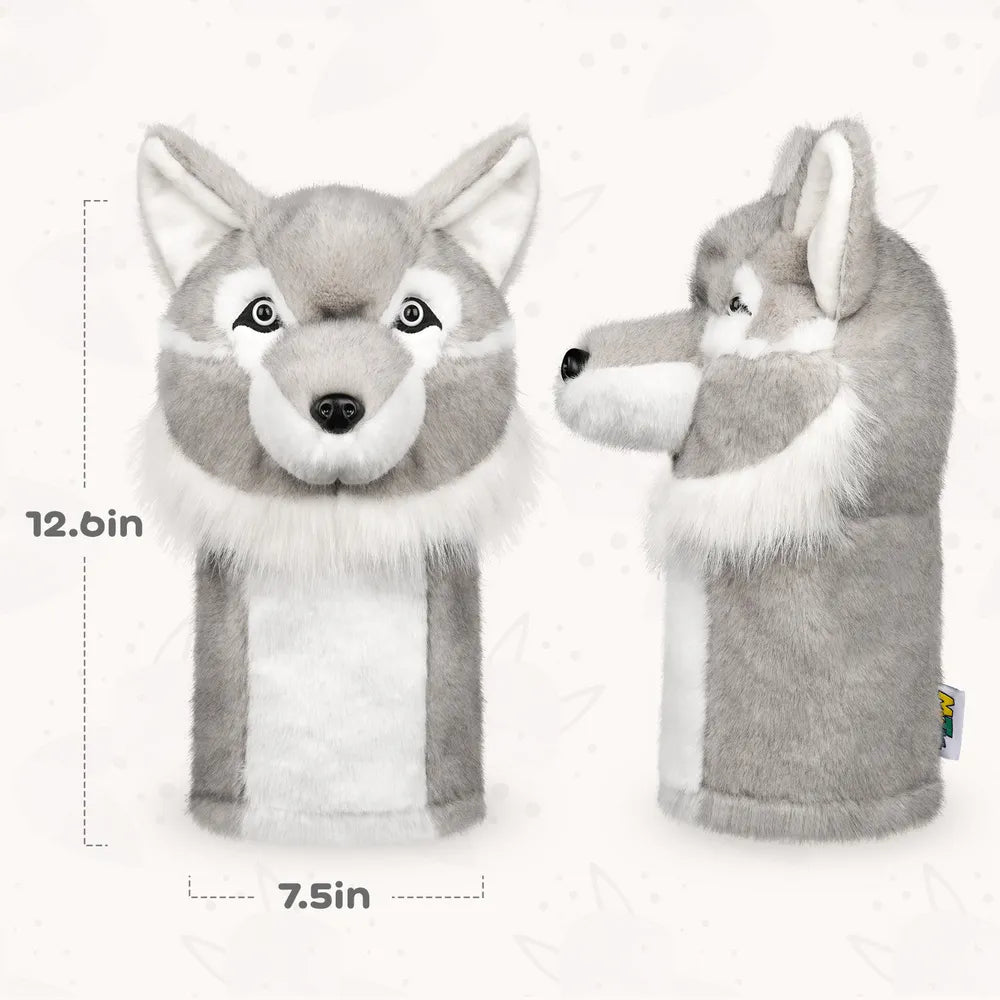 Mytag wolf head covers for golf clubs Size