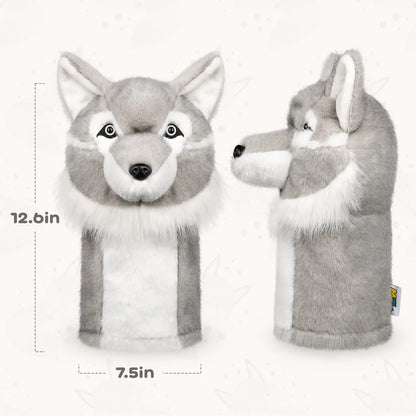 Mytag wolf head covers for golf clubs Size
