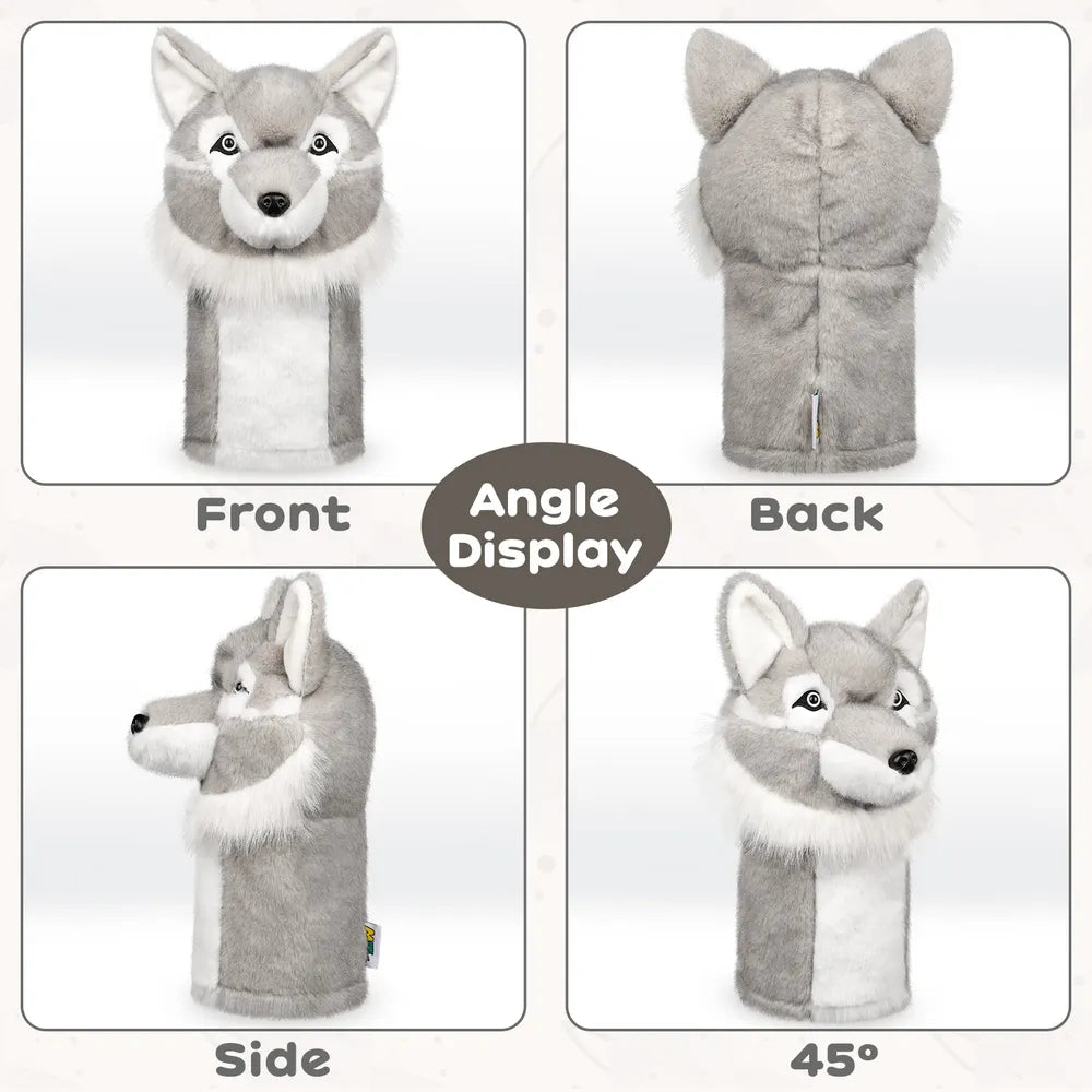 Mytag wolf headcover golf for driver