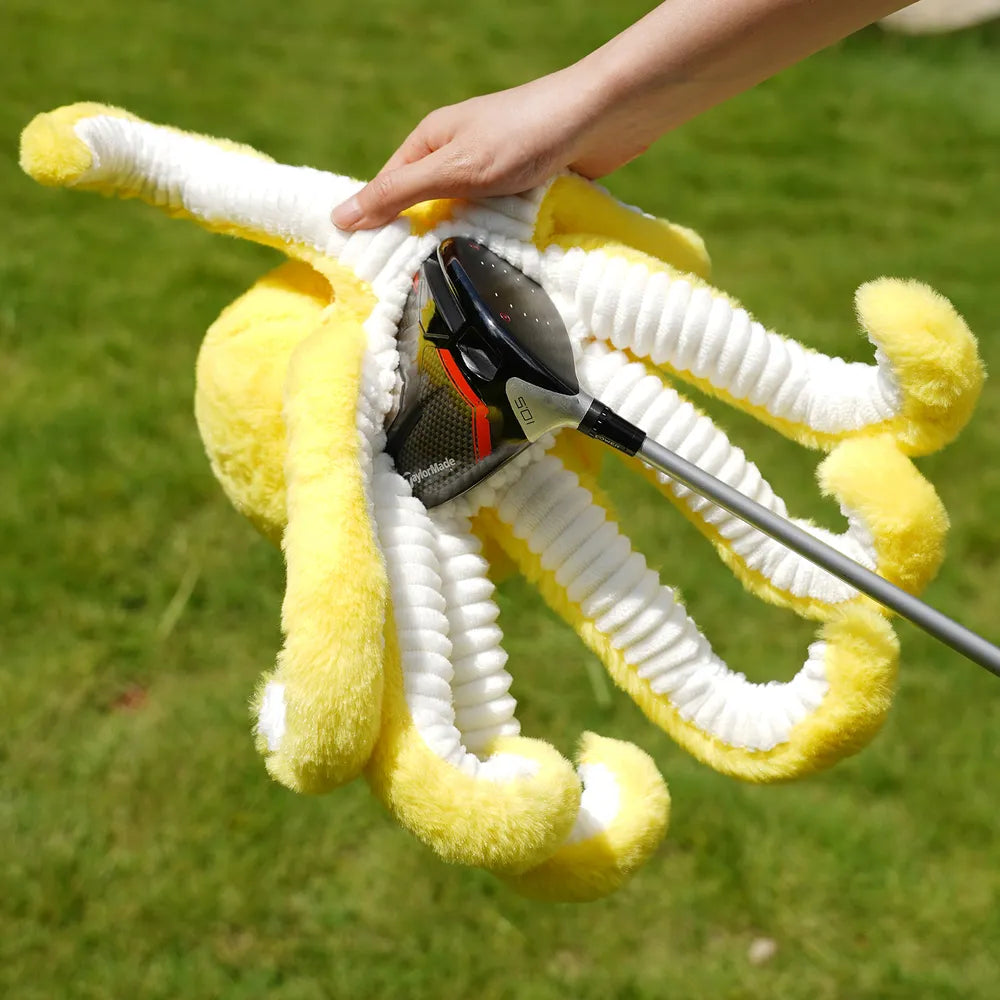Mytag yellow octopus head covers