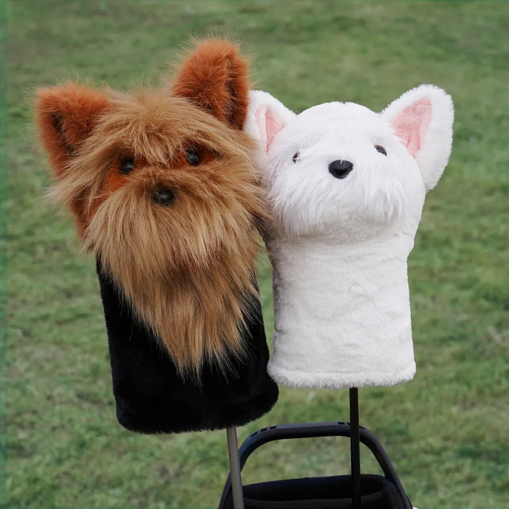 West Highland White Terrier Plush Driver Cover