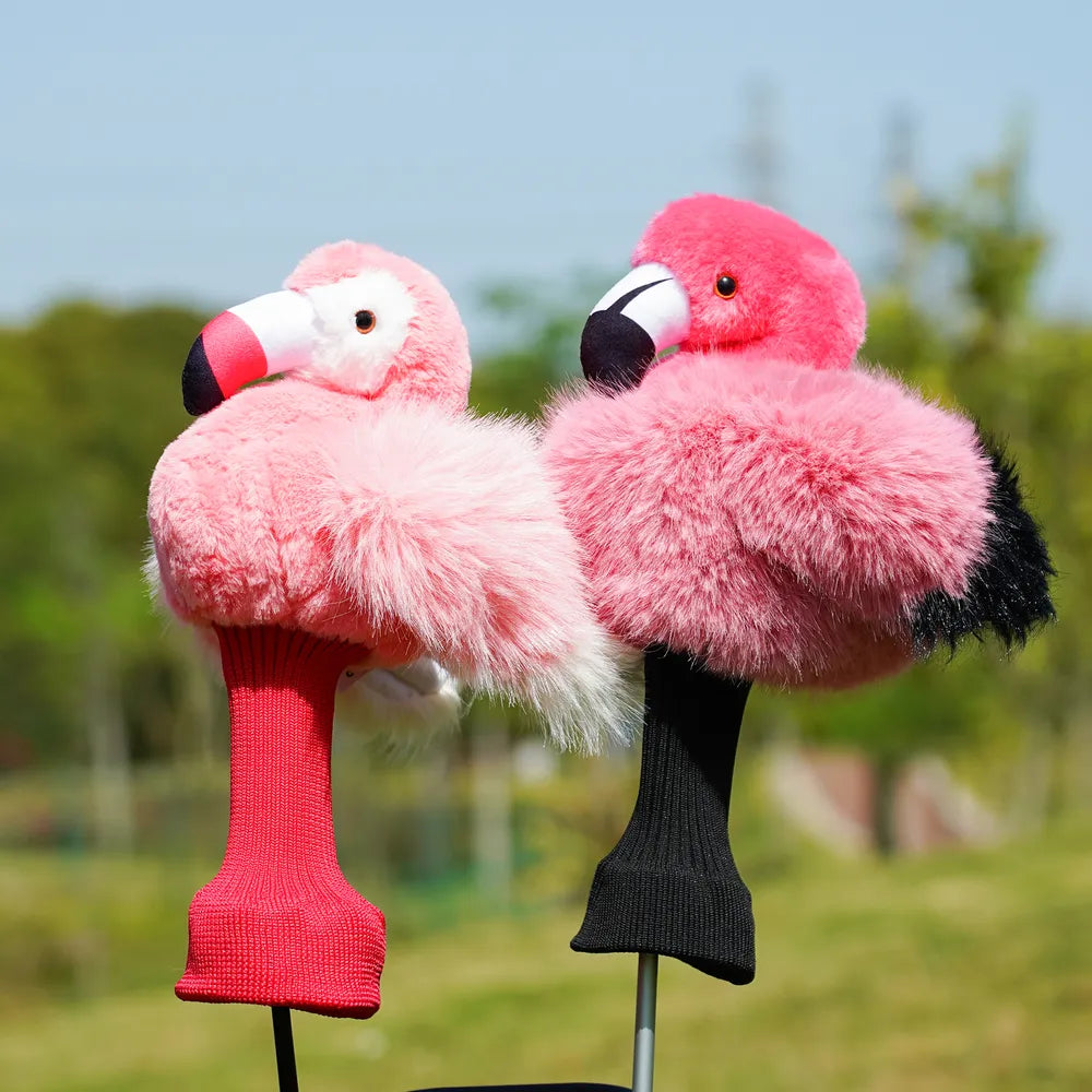 flamingo golf club head cover for driver